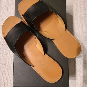 Banana Republic leather slides- 7.5